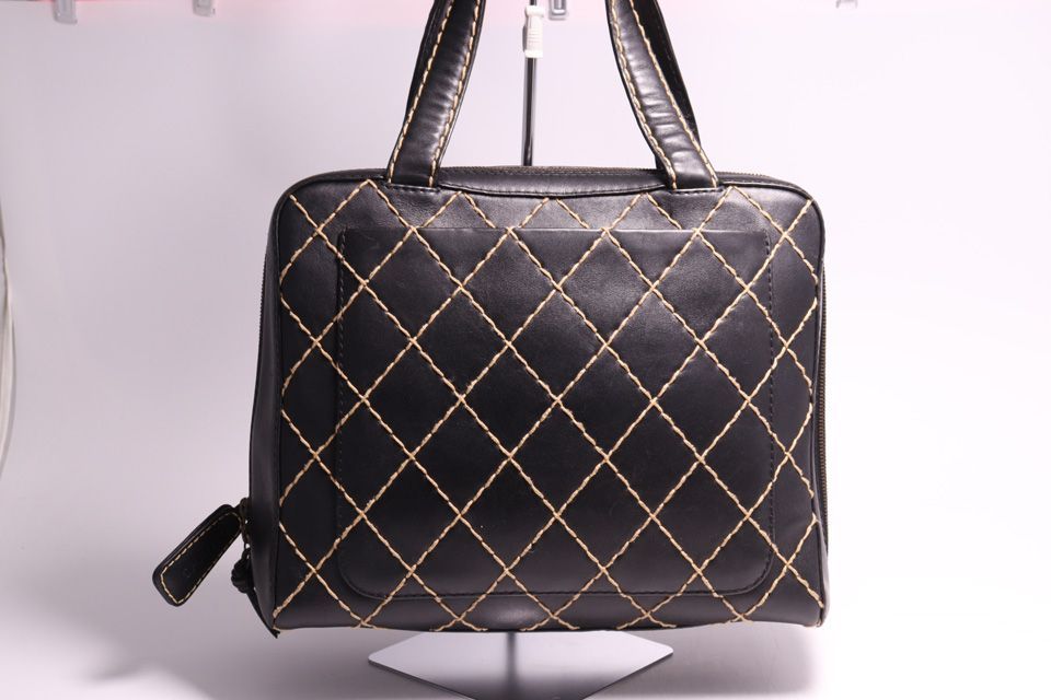 Chanel Wild Stitch GD Leather Tote — view 2