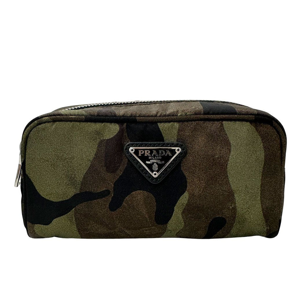 Prada Pouch Nylon Camouflage Case Cool
