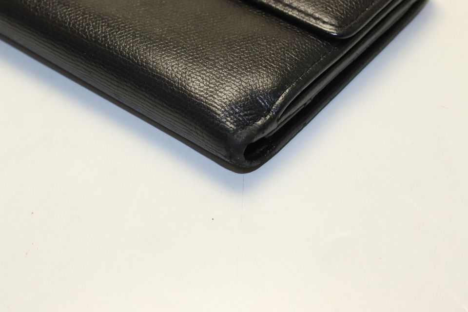 Chanel Leather Wallet Black — view 6