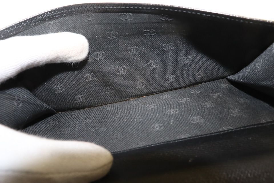Chanel Leather Wallet Black — view 7