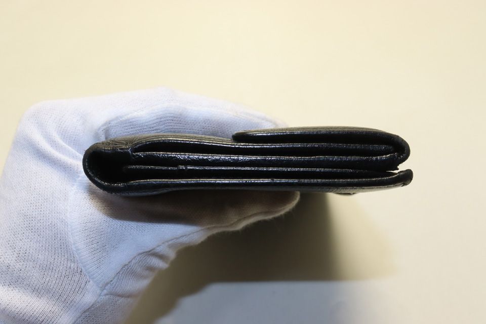 Chanel Leather Wallet Black — view 8