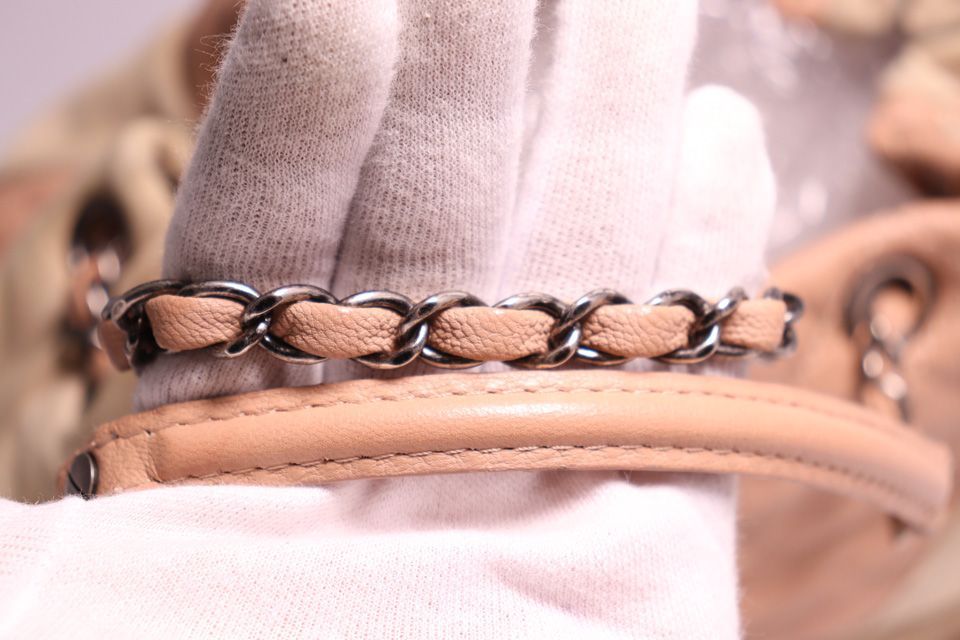 Chanel Quilted Leather Suede Shoulder — view 5