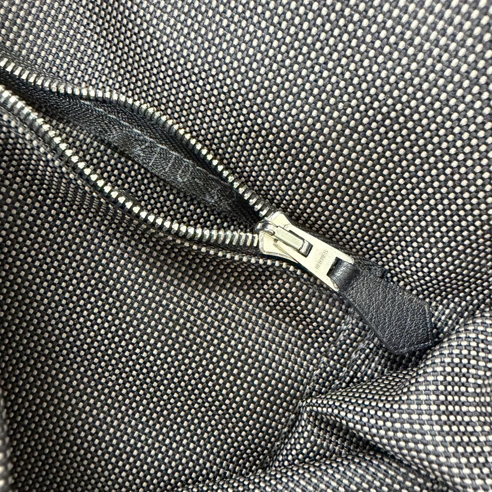 Hermes Her Line Besace MM Series Button Flap Messenger Bag Charcoal Gray — view 9
