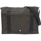 Hermes Her Line Besace MM Series Button Flap Messenger Bag Charcoal Gray