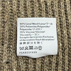 Loewe Snafjita Wool Blend Anagram Rabbit Dandelion Scarf with Fringe Brown — view 7