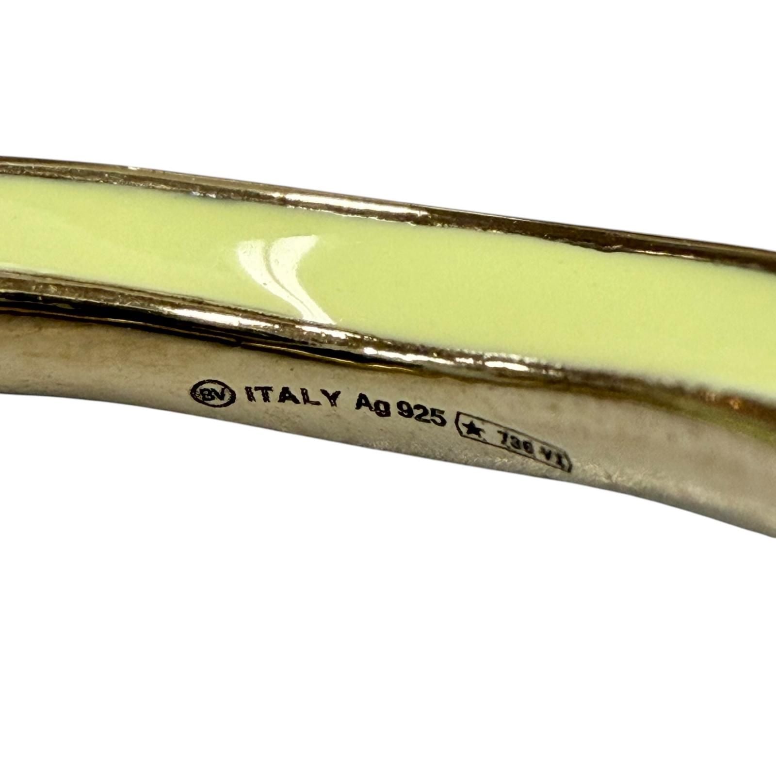 Bottega Veneta Ring Gold Light Yellow Green — view 9
