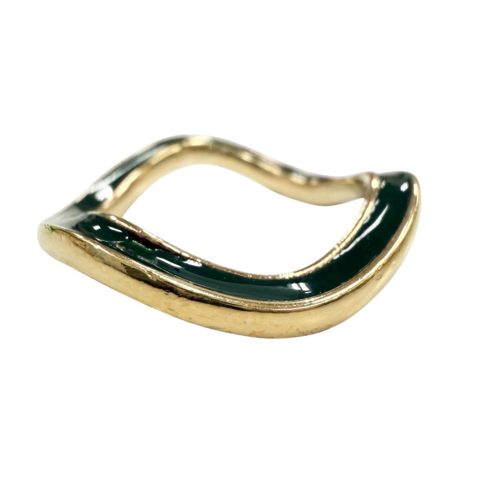 Bottega Veneta Ring Gold Light Yellow Green — view 5