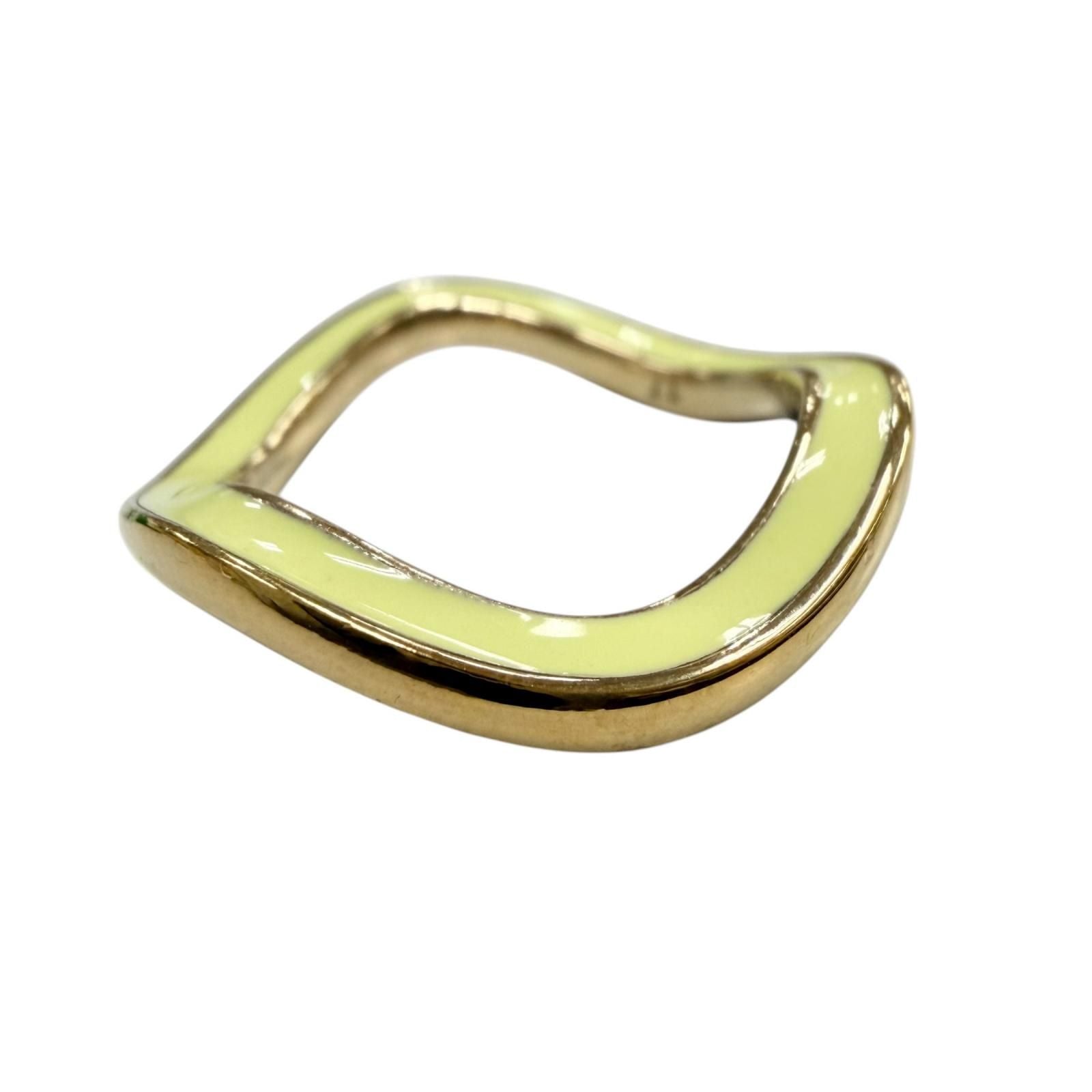 Bottega Veneta Ring Gold Light Yellow Green — view 3