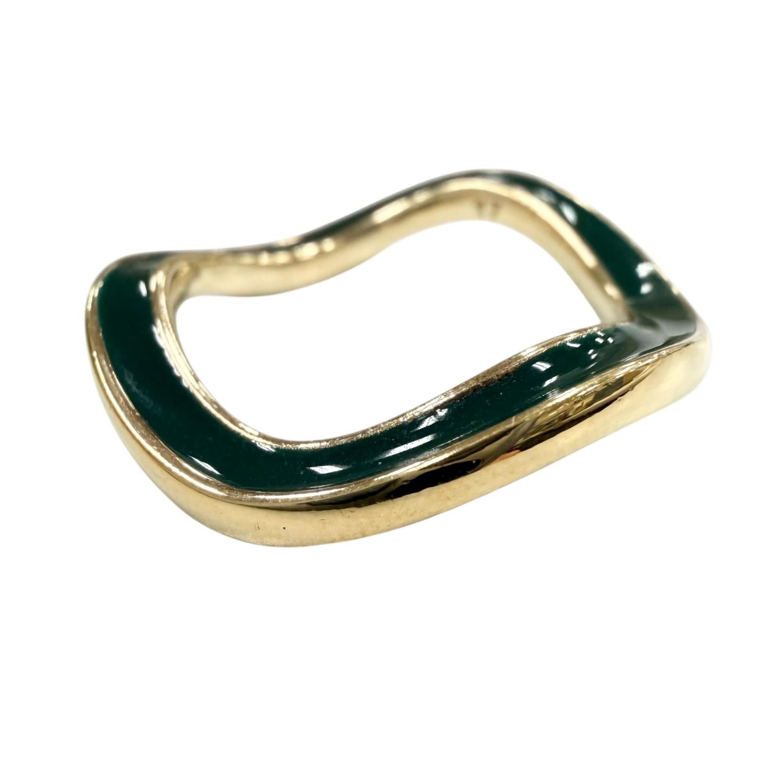 Bottega Veneta Ring Gold Light Yellow Green