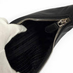 Prada Re Edition Re-Nylon Triangle Logo Handbag Black Box with — view 5