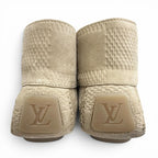 Louis Vuitton LV Footprint High Derby Monogram Flower Tag Damier Suede Leather — view 5