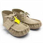 Louis Vuitton LV Footprint High Derby Monogram Flower Tag Damier Suede Leather