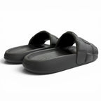 Louis Vuitton LV Waterfront Line Rubber Damier Slide Sandals Black 8 — view 6