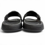 Louis Vuitton LV Waterfront Line Rubber Damier Slide Sandals Black 8 — view 5