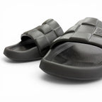Louis Vuitton LV Waterfront Line Rubber Damier Slide Sandals Black 8 — view 7