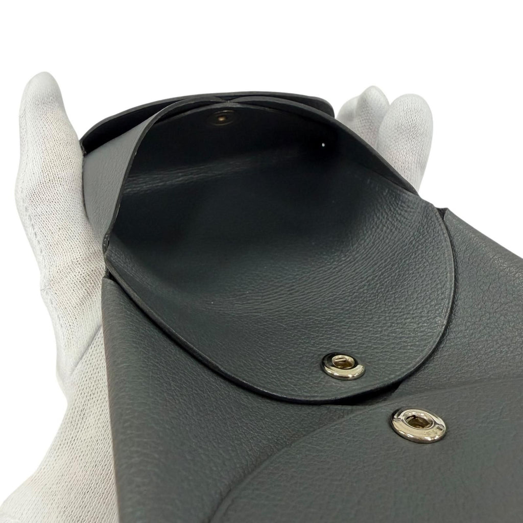 Hermes Calvi Duo Color Grimisty Silver Series Coin Case — view 7