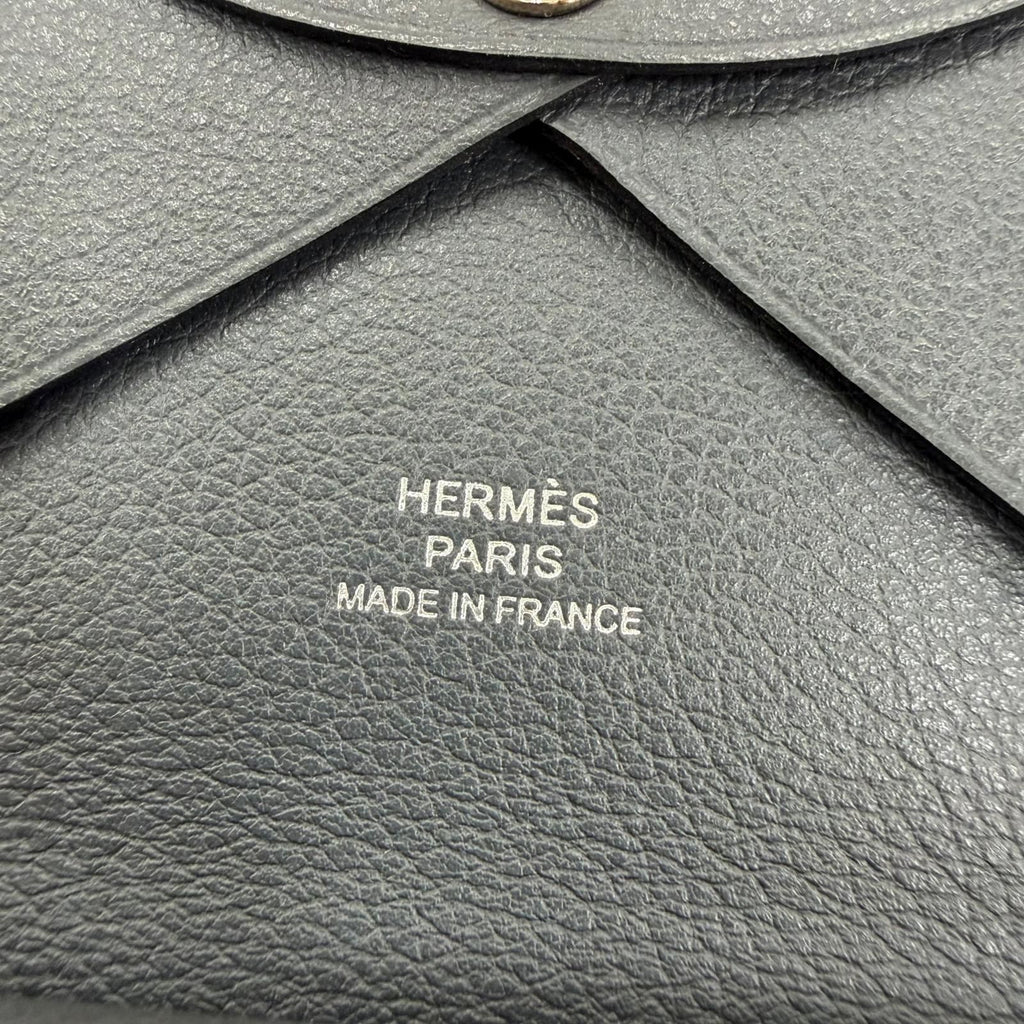 Hermes Calvi Duo Color Grimisty Silver Series Coin Case — view 9