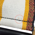 Dior Embroidery Shoulder Strap Canvas Leather Orange Black — view 8