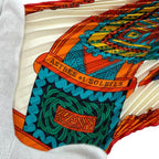 Hermes Pleats Carre Celestial Bodies and the Sun Astres Et Soleils Silk 100% — view 7