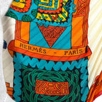 Hermes Pleats Carre Celestial Bodies and the Sun Astres Et Soleils Silk 100% — view 6