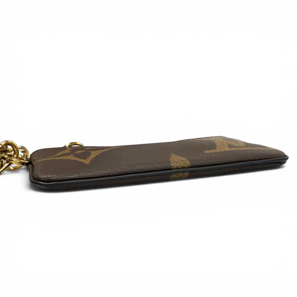 Louis Vuitton Monogram Giant Reverse Leather Pochette Trio Brown — view 4