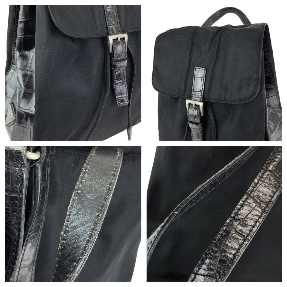 Prada Vintage Tessuto Backpack — view 5