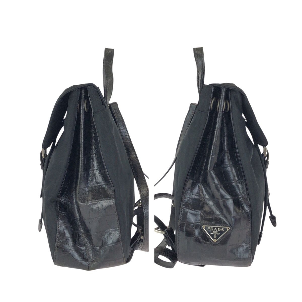 Prada Vintage Tessuto Backpack — view 8