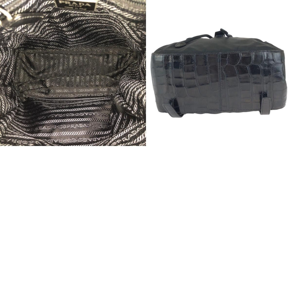 Prada Vintage Tessuto Backpack — view 9