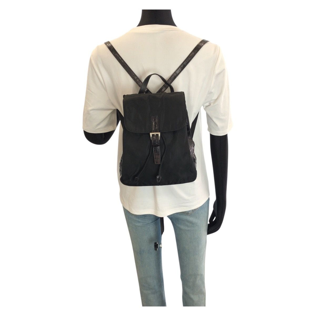 Prada Vintage Tessuto Backpack — view 7