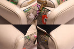 Gucci GG Supreme Flora Ophidia Small Leather Backpack — view 4