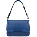 Hermes Shoulder Bag Harness Swift Epsom Blue Silver
