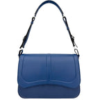 Hermes Shoulder Bag Harness Swift Epsom Blue Silver