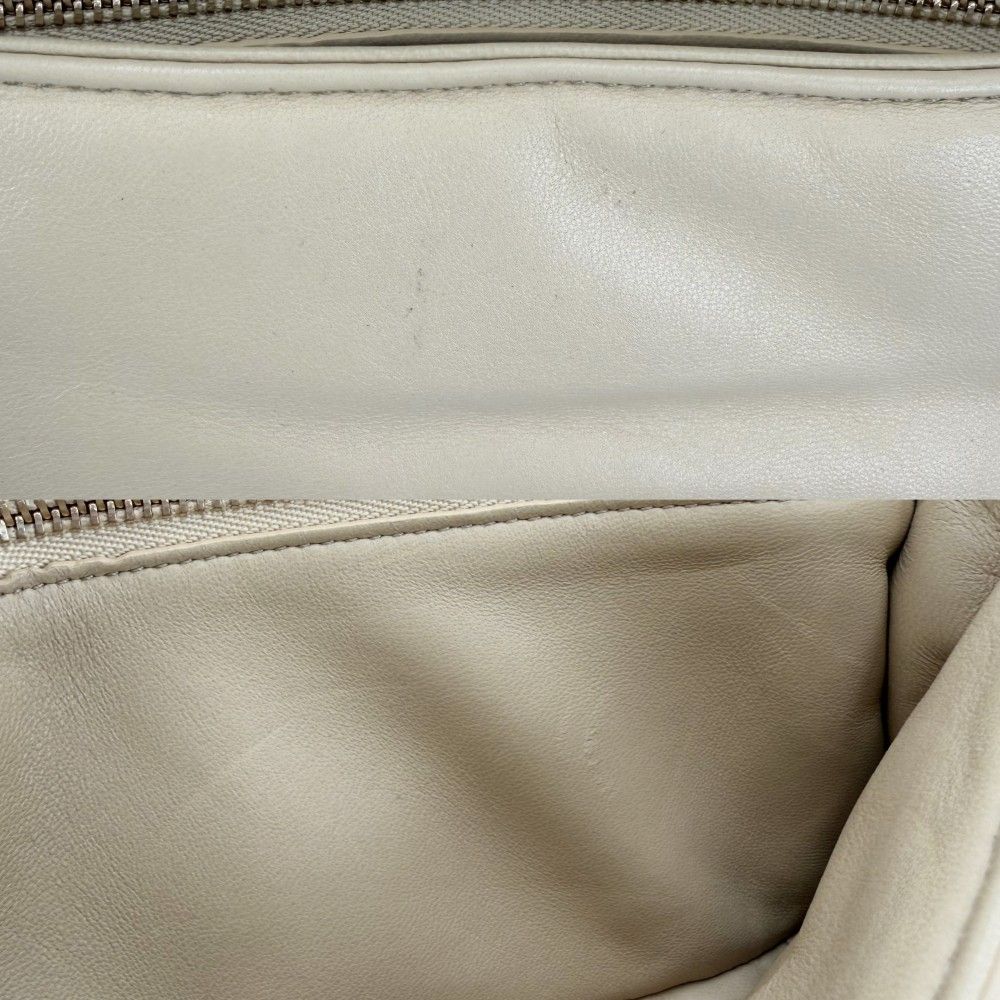 Loewe Shoulder Bag Puffer Goya Crossbody Anagram Leather Beige Gold — view 8