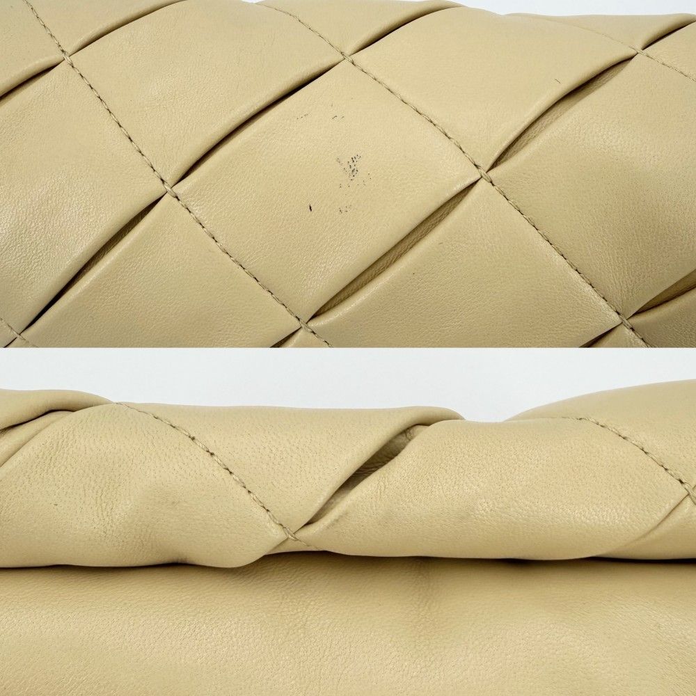 Loewe Shoulder Bag Puffer Goya Crossbody Anagram Leather Beige Gold — view 6