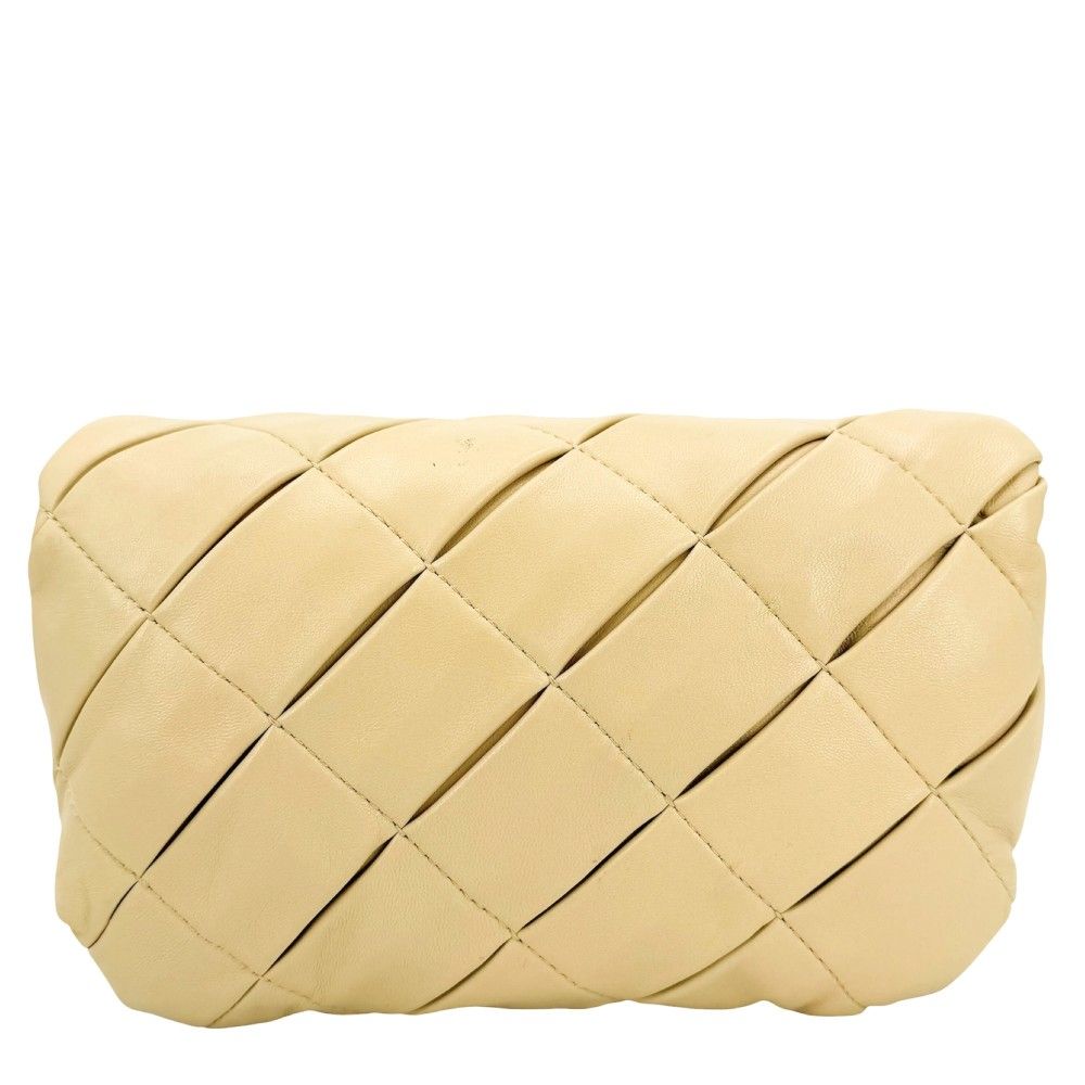 Loewe Shoulder Bag Puffer Goya Crossbody Anagram Leather Beige Gold — view 2