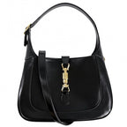 Gucci 2-Way Jackie Small Shoulder Bag ‎ Leather Black Gold