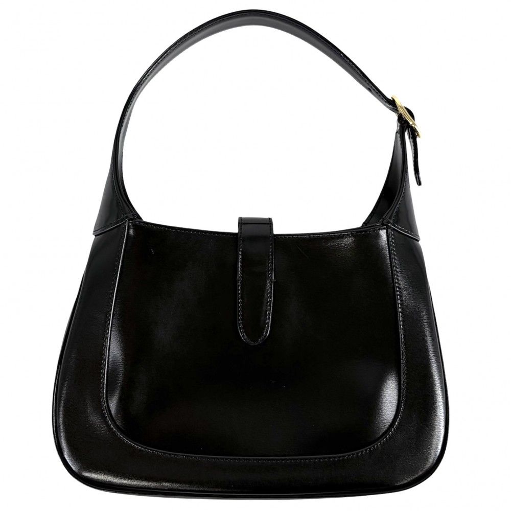 Gucci 2-Way Jackie Small Shoulder Bag ‎ Leather Black Gold — view 2