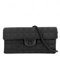 Chanel Handbag New Travel Line Chain Shoulder Choco Bar CC Logo Leather Nylon