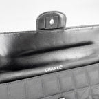 Chanel Handbag New Travel Line Chain Shoulder Choco Bar CC Logo Leather Nylon — view 6