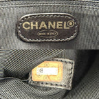 Chanel Handbag Chain Tote CC Logo Shoulder Caviar Leather Black Gold — view 5