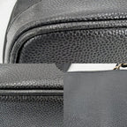 Chanel Handbag Chain Tote CC Logo Shoulder Caviar Leather Black Gold — view 6