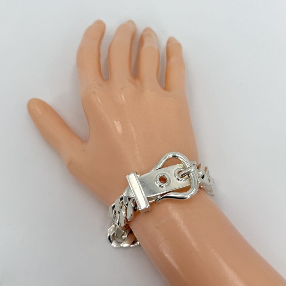 Hermes Bracelet Brookserie MM Star 925 Sterling Silver — view 2