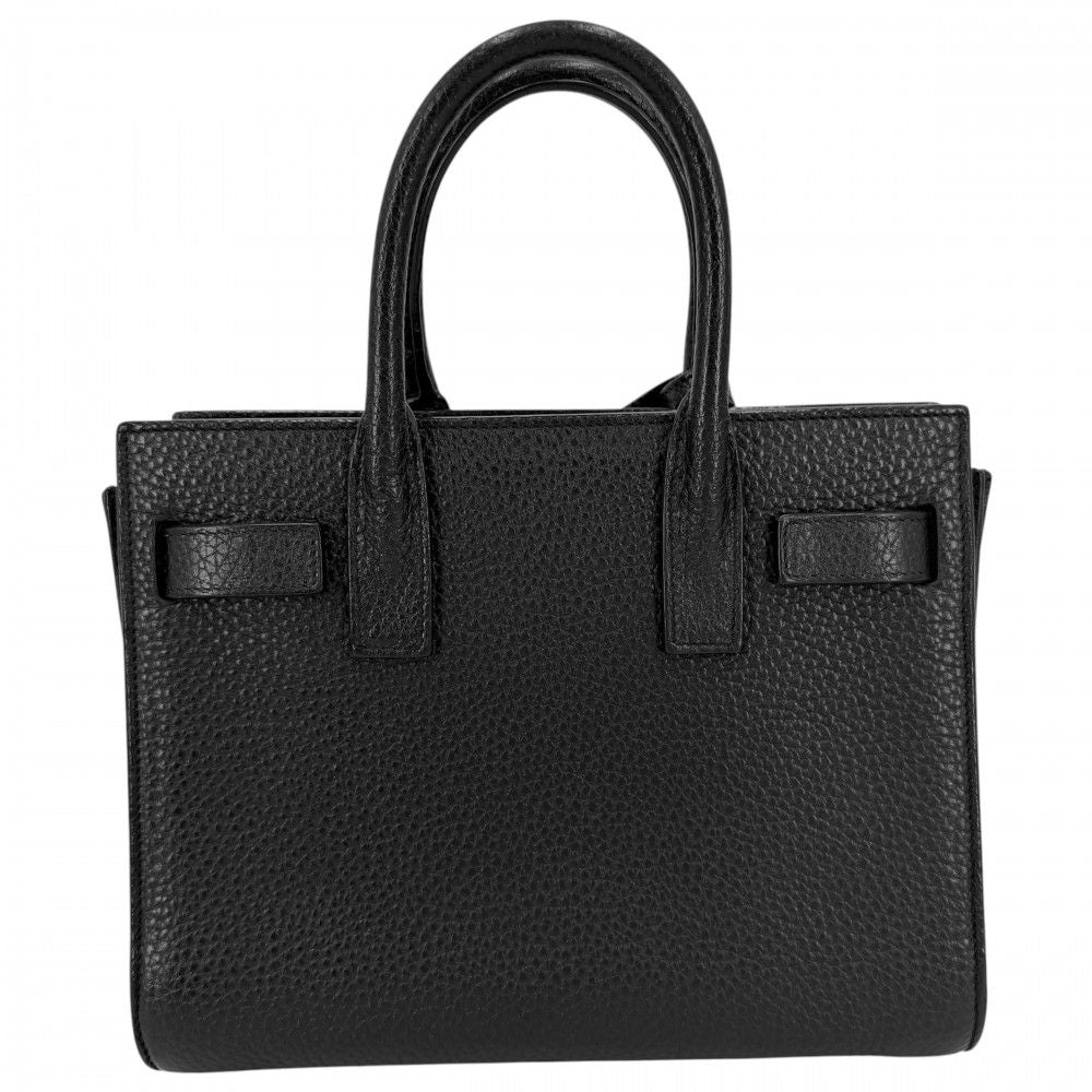 Saint Laurent Paris 2-Way Sac Dojour Nano Shoulder Bag Crossbody Leather Black — view 2