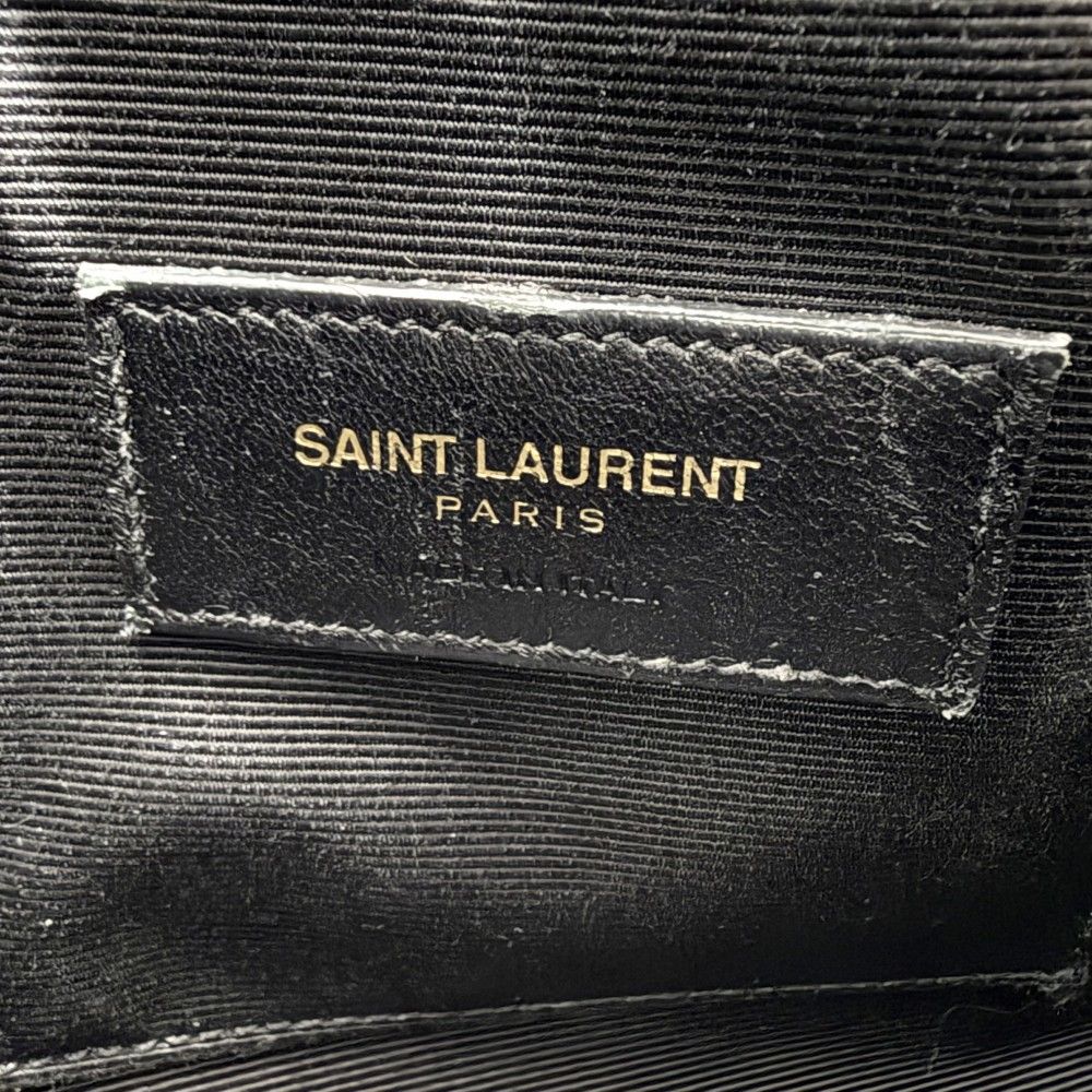 Saint Laurent Paris 2-Way Sac Dojour Nano Shoulder Bag Crossbody Leather Black — view 4