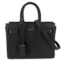 Saint Laurent Paris 2-Way Sac Dojour Nano Shoulder Bag Crossbody Leather Black
