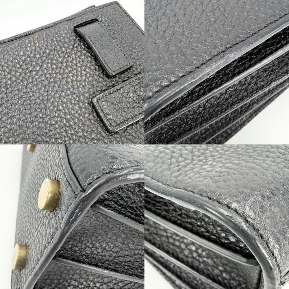 Saint Laurent Paris 2-Way Sac Dojour Nano Shoulder Bag Crossbody Leather Black — view 7
