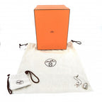 Hermes Handbag Picotin Lock PM Taurillon Clemence Gray Silver — view 9