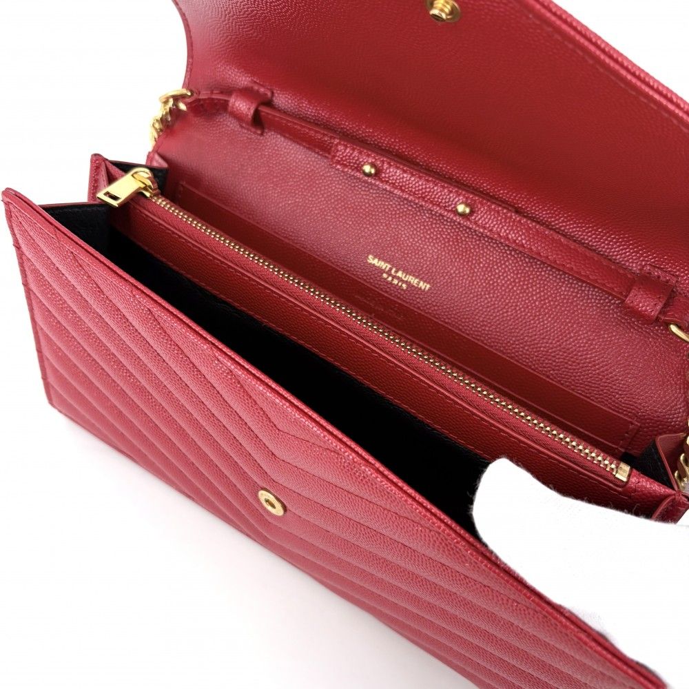 Saint Laurent Paris Chain Wallet Cassandra YSL Logo Shoulder Bag Crossbody — view 4