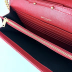Saint Laurent Paris Chain Wallet Cassandra YSL Logo Shoulder Bag Crossbody — view 5