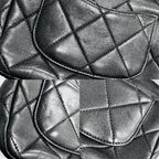 Chanel Shoulder Bag Mini Quilted Chain Turnlock Crossbody Mini Top Handle CC — view 7